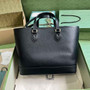 Gucci Ophidia small tote bag 765043 in black leather