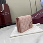 Gucci GG Emblem mini wallet, 820692 in pink leather - Default Title - View 2