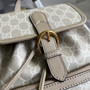 Gucci 674147 Backpack with Interlocking G white GG Supreme