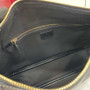 Gucci GG Emblem medium shoulder bag 815216 in black leather