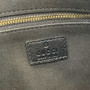 Gucci GG Emblem medium shoulder bag 815216 in black leather