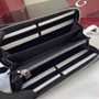 Gucci Imprint Zip Wallet - Black GG Leather 835003