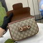 Gucci Horsebit 1955 Soft mini shoulder bag 815205 in brown gg