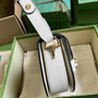 Gucci Horsebit 1955 mini rounded bag 760191 in white leather - Default Title - View 5