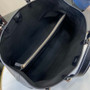 Gucci GG Emblem large tote bag 815213 in black leather