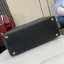 Gucci GG Emblem large tote bag 815213 in black leather