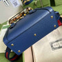 Gucci 702732 Diana mini tote bag Navy Blue leather - Default Title - View 3