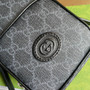 Gucci 672952 Mini bag with Interlocking G Black leather - Default Title - View 5