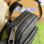 Gucci 672952 Mini bag with Interlocking G Black leather - Default Title - View 8