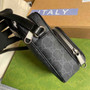 Gucci 672952 Mini bag with Interlocking G Black leather
