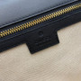 Gucci Blondie medium top handle bag 815716 in black leather - Default Title - View 9