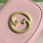 Gucci 725219 Blondie medium chain wallet in pink leather