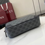 Gucci GG Emblem small toiletry case, �?21164 in black fabric