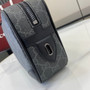 Gucci GG Emblem small toiletry case, ‎821164 in black fabric