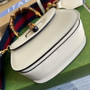 Gucci 686864 Bamboo 1947 mini top handle bag White Leather - Default Title - View 7