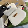 Gucci 686864 Bamboo 1947 mini top handle bag White Leather - Default Title - View 8