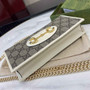 Gucci Horsebit 1955 wallet on chain, 621892 in GG beige Supreme - Default Title - View 4