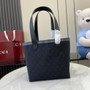 Gucci Totissima small tote bag 788211 in black GG canvas