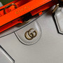 Gucci 655658 Diana medium top handle bag White leather - Default Title - View 4