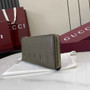 Gucci Zip around wallet with logo 835120 in green leather - Default Title - View 3