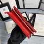 Gucci ‎466492 GG Marmont card case wallet in Red - Default Title - View 4