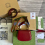 Gucci 686864 Bamboo 1947 mini top handle bag Red - Default Title - View 3
