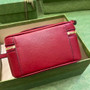 Gucci Blondie top handle bag in red leather �?44434