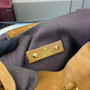 Gucci Softbit medium top handle bag, 837467 in brown suede