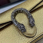 Gucci Dionysus Super Mini Bag 476432 Gold Leather