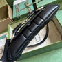 Gucci Horsebit Chain medium shoulder bag �?64255 in Black leather