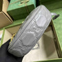 Gucci ‎739736 GG Matelassé mini bag in Gray leather - Default Title - View 3