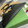 Gucci 726274 Aphrodite medium shoulder bag Black soft leather - Default Title - View 7