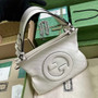 Gucci Blondie small tote bag in Beige lamé leather 751518 - Default Title - View 6