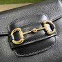 Gucci Horsebit 1955 mini rounded bag 760191 in black leather