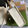 Gucci ‎‎�?71623 Mini tote bag with Interlocking G white