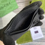Gucci 657588 GG Marmont card case black leather