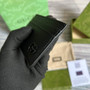 Gucci 657588 GG Marmont card case black leather