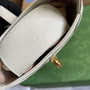 Gucci 637091 Jackie 1961 mini shoulder bag White leather