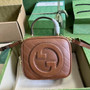 Gucci Blondie top handle bag in brown leather �?44434