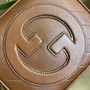 Gucci Blondie top handle bag in brown leather �?44434