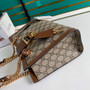 Gucci 498156 Padlock small GG shoulder bag Brown leather - Default Title - View 4
