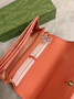 Gucci Blondie continental wallet 760302 in Orange leather - Default Title - View 6