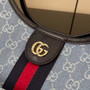 Gucci Giglio large tote bag 853971 blue GG canvas