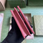 Gucci Blondie card case wallet 760317 in Pink leather ‎ - Default Title - View 3