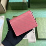 Gucci Blondie card case wallet 760317 in Pink leather ‎ - Default Title - View 2