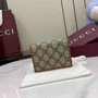 Gucci Horsebit 1955 card case wallet, 621887 in tan leather - Default Title - View 3