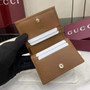 Gucci Horsebit 1955 card case wallet, 621887 in tan leather - Default Title - View 7