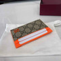 Gucci Bi-color GG card case 768248 orange leather - Default Title - View 4