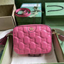 Gucci 702234 GG Matelassé leather shoulder bag Pink