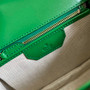 Gucci 675797 Bamboo1947 small top handle bag Green Leather